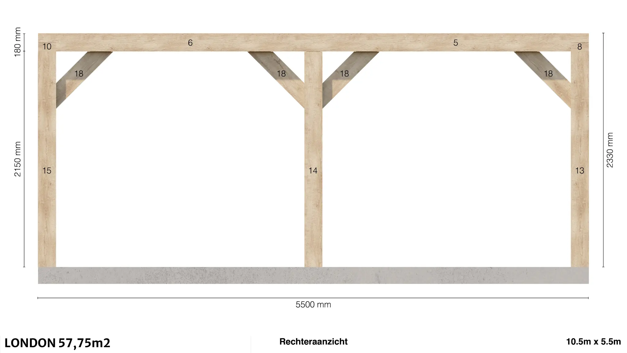 London My Wood Build Kit