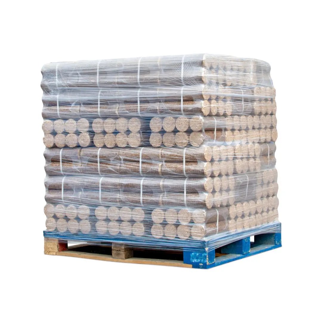 1000kgs de buches compressées, bois de chauffage densifié pour poêle à bois et cheminée Le Bouscatier " Le bucheron provençal "