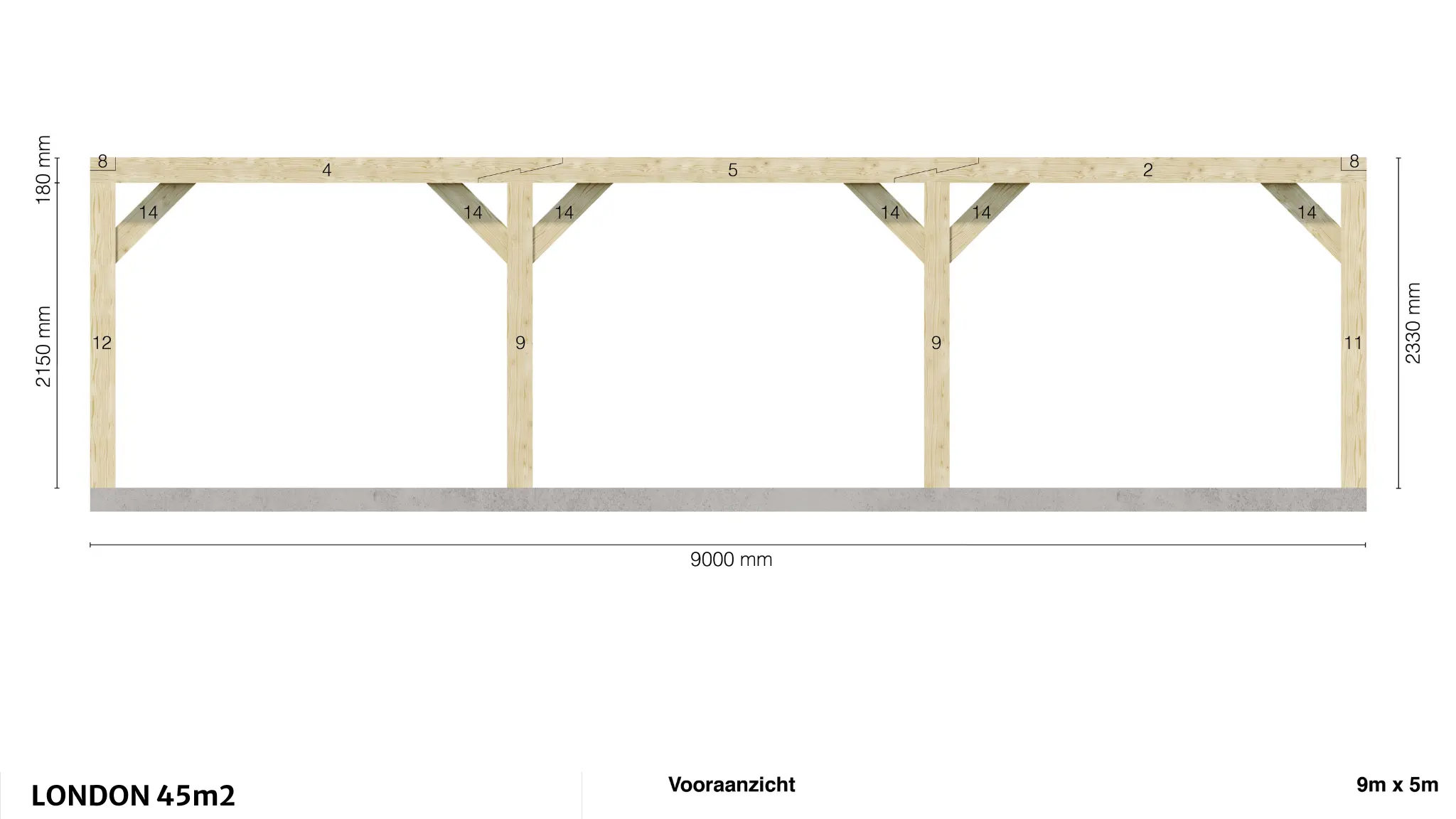 London My Wood Build Kit