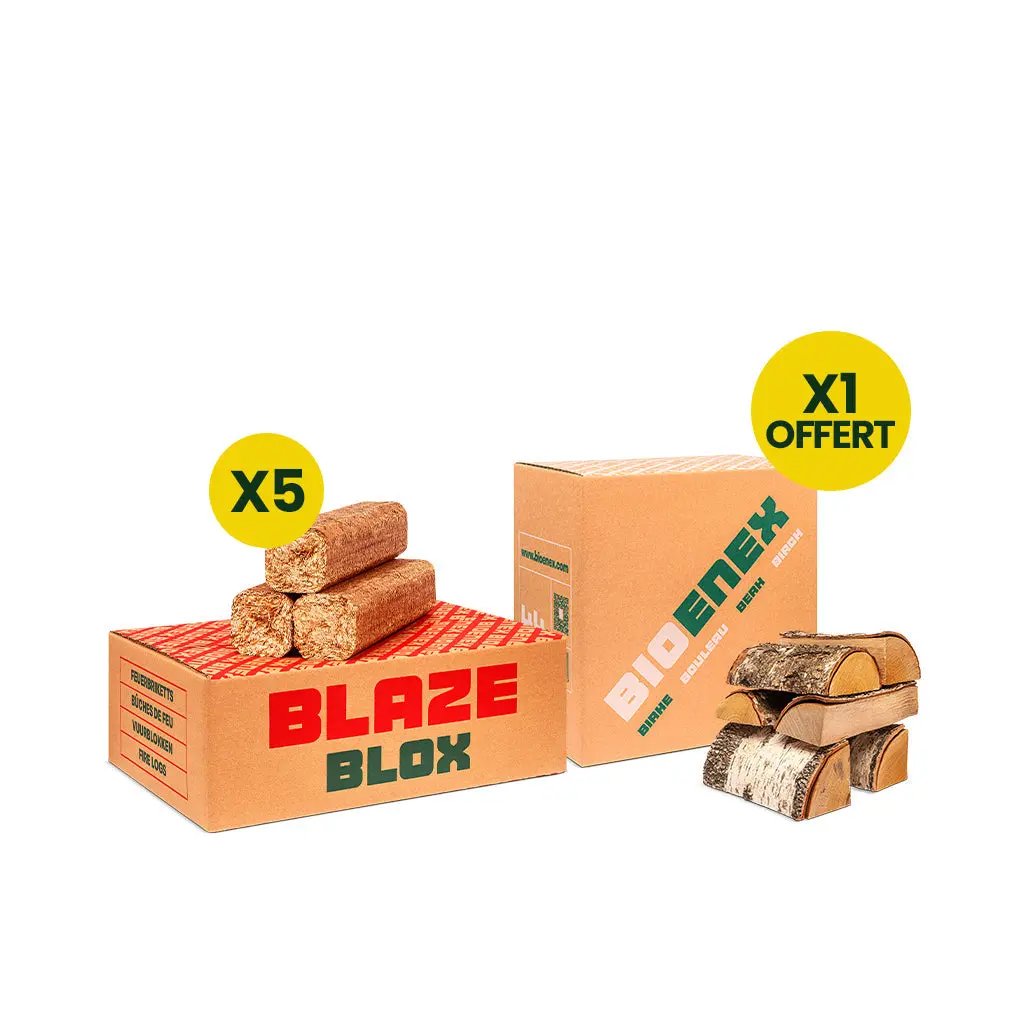Bûches de Feu BlazeBlox Bioenex France