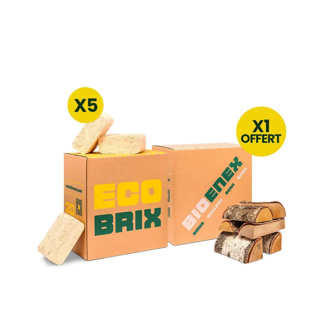 Briquettes de Sciure EcoBrix Bioenex France