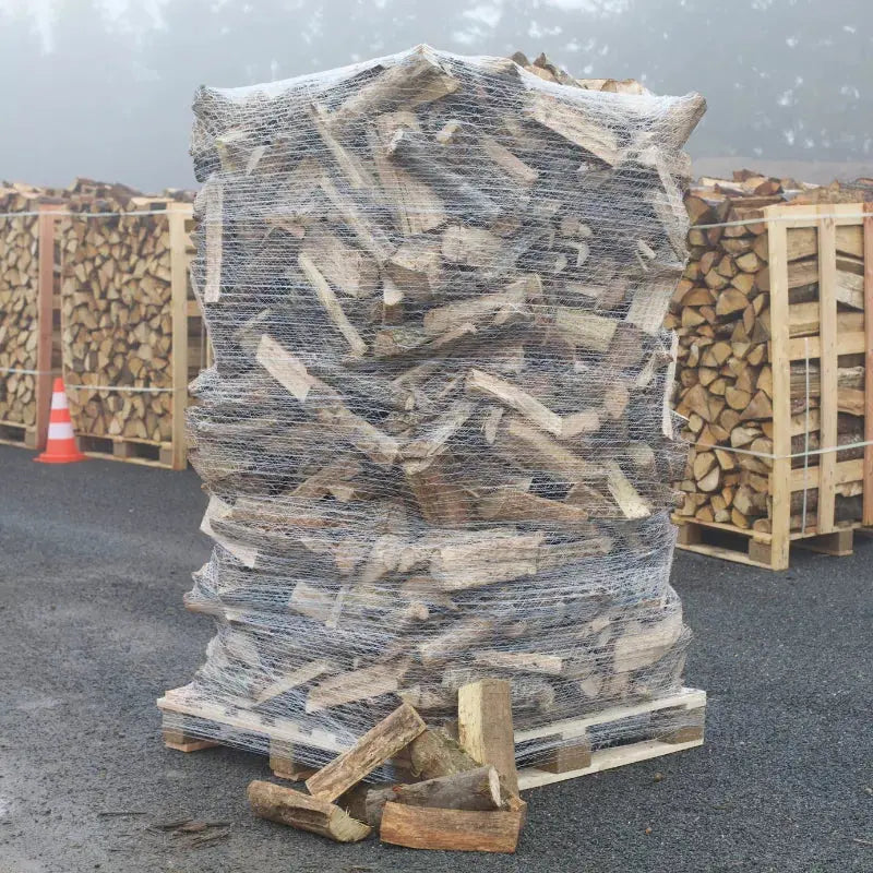 Ballot de bois de chauffage sec séchoirs – Prêt à l’emploi – Mélange feuillus haute performance Ma boutique