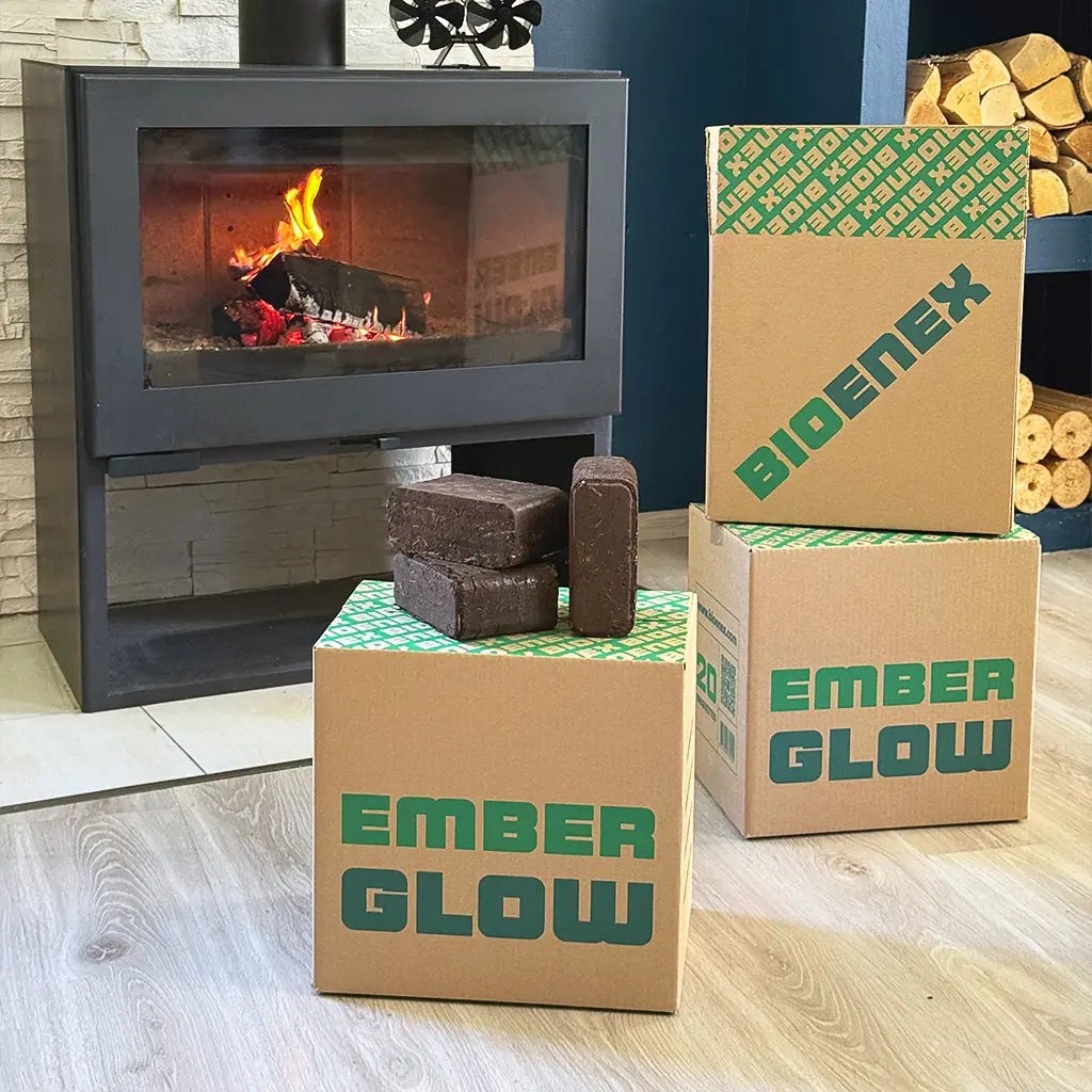 Briquettes de nuit Emberglow Bioenex France
