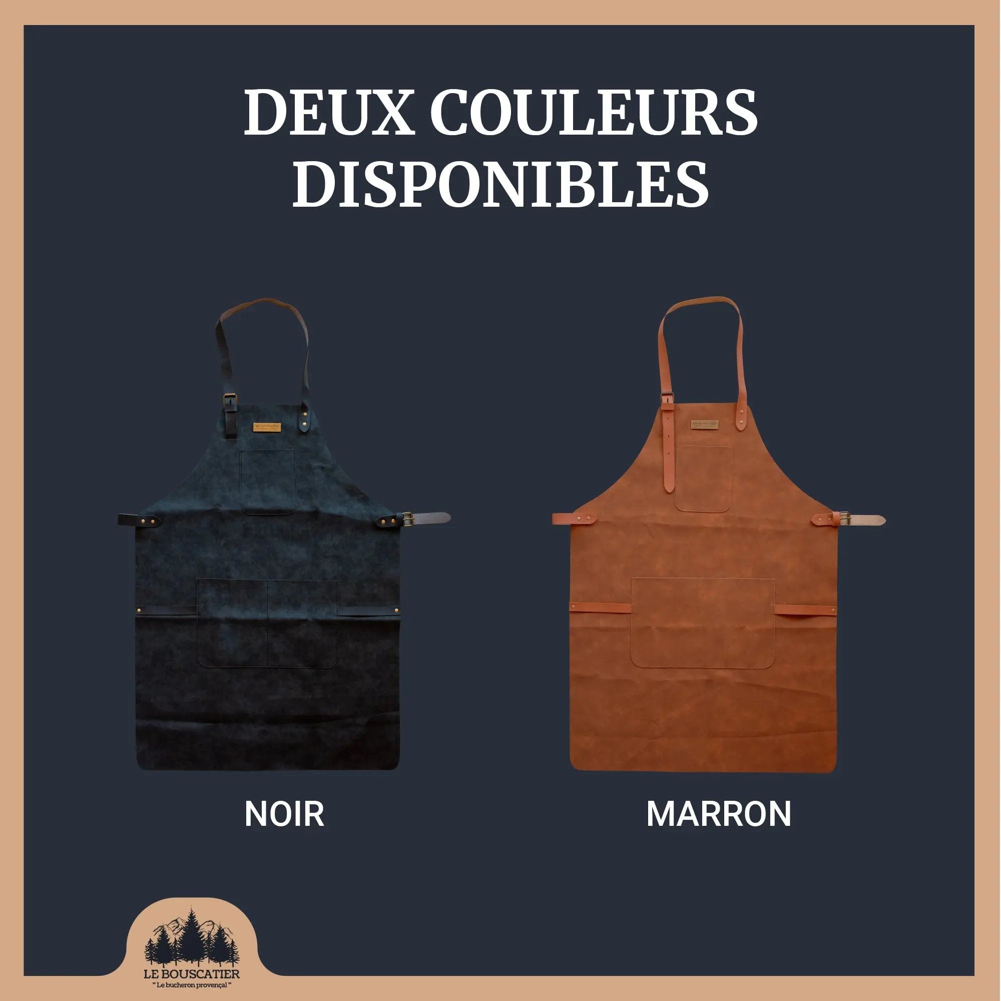 PACK - Brasero Lou Bouscarian + tablier + paire de gants + bois d'allumage + allume-feu Le Bouscatier " Le bucheron provençal "