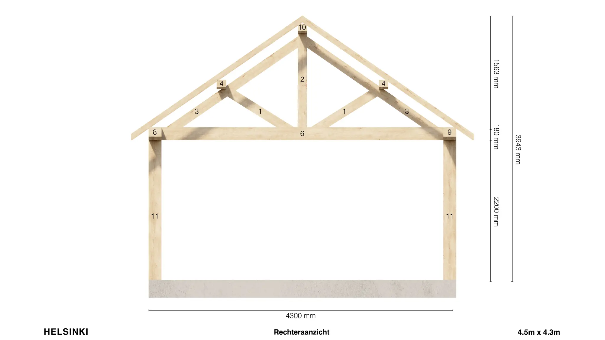 Helsinki My Wood Build Kit