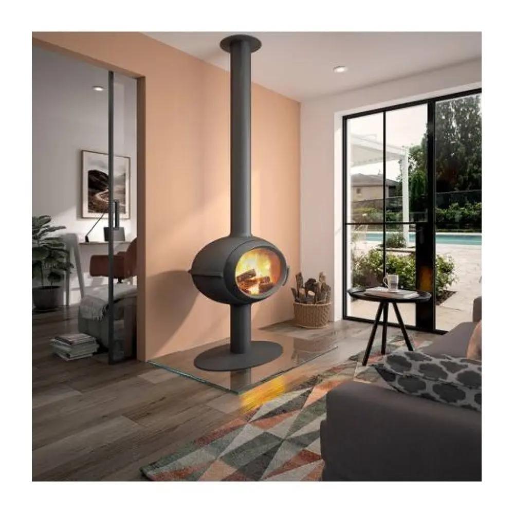 Poêle à bois BRIO sur pied – INVICTA CBS CHAUFFE BOIS SERVICES