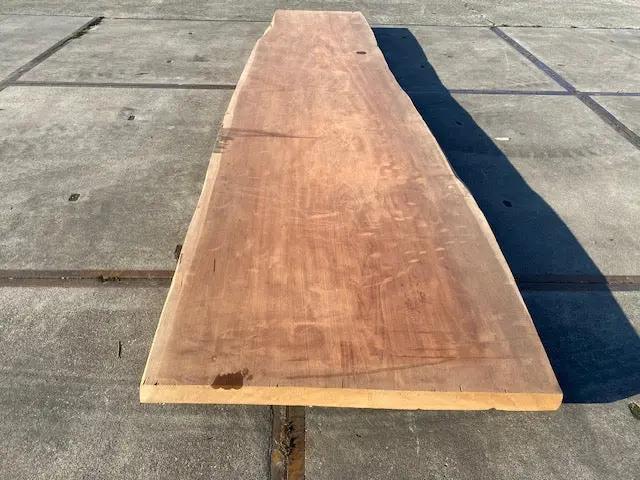 Planche en tronc d'Afrormosia – 4280 x 1060 x 80 mm – Ponçé My Wood Build Kit