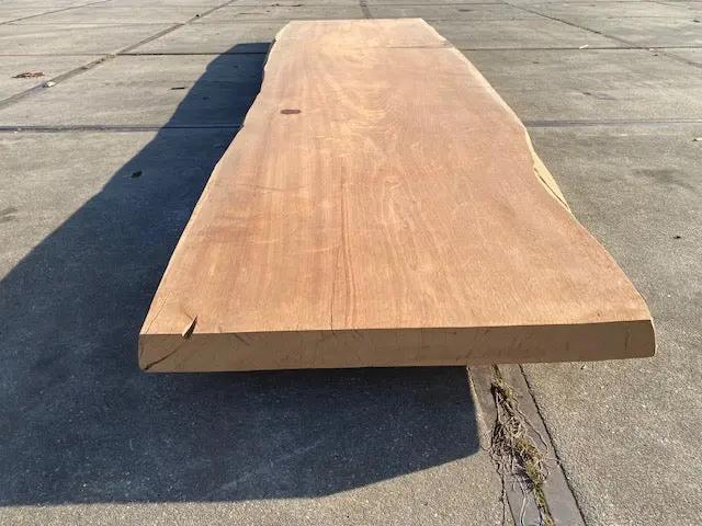 Planche en tronc d'Afrormosia – 4280 x 1060 x 80 mm – Ponçé My Wood Build Kit