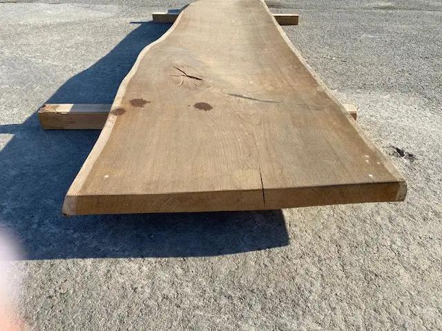 Planche en tronc de Chêne – 2980 x 660 x 55 mm – Ponçé My Wood Build Kit