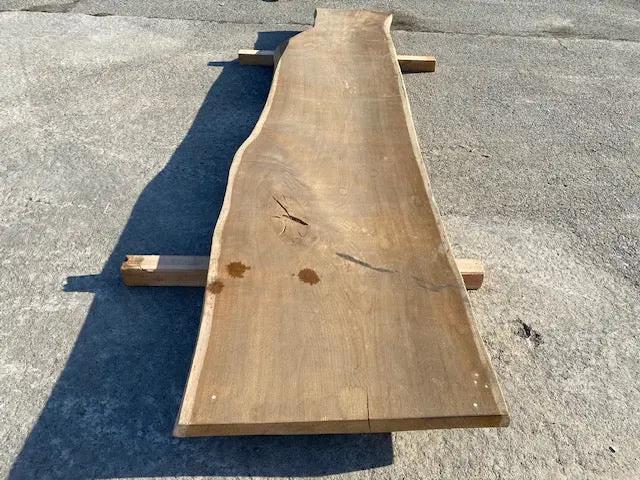 Planche en tronc de Chêne – 2980 x 660 x 55 mm – Ponçé My Wood Build Kit