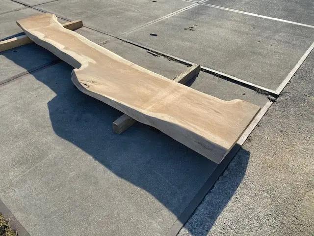 Planche en tronc de Chêne – 3100 x 500 x 50 mm – Ponçé My Wood Build Kit