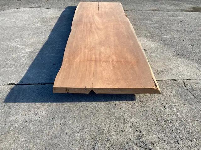Planche en tronc d'Afrormosia – 4230 x 1210 x 80 mm – Geschuurd My Wood Build Kit