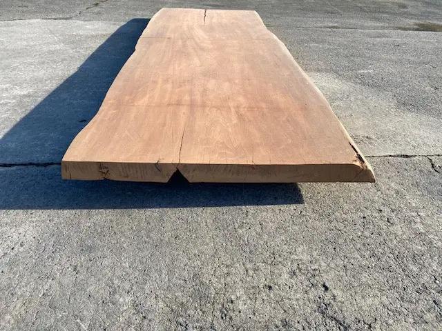 Planche en tronc d'Afrormosia – 4230 x 1210 x 80 mm – Geschuurd My Wood Build Kit