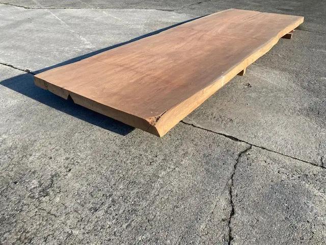 Planche en tronc d'Afrormosia – 4230 x 1210 x 80 mm – Geschuurd My Wood Build Kit