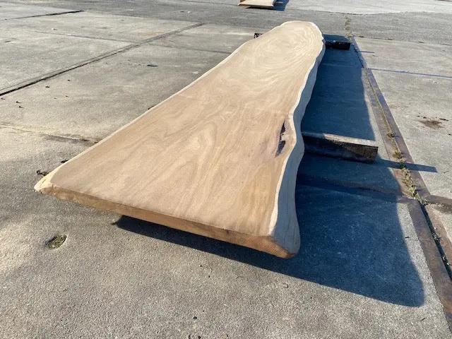 Planche en tronc d'Afrormosia – 4260 x 900 x 80 mm – Geschuurd My Wood Build Kit