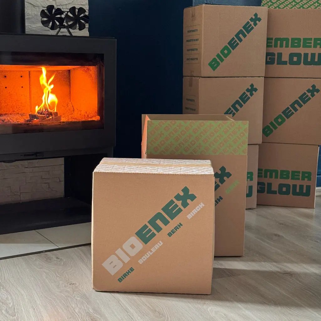 Bois de Chauffage de Bouleau séché au four Bioenex France