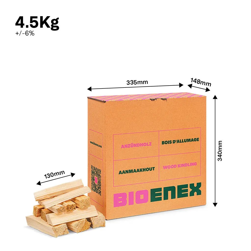 Bois d'allumage premium Bioenex France