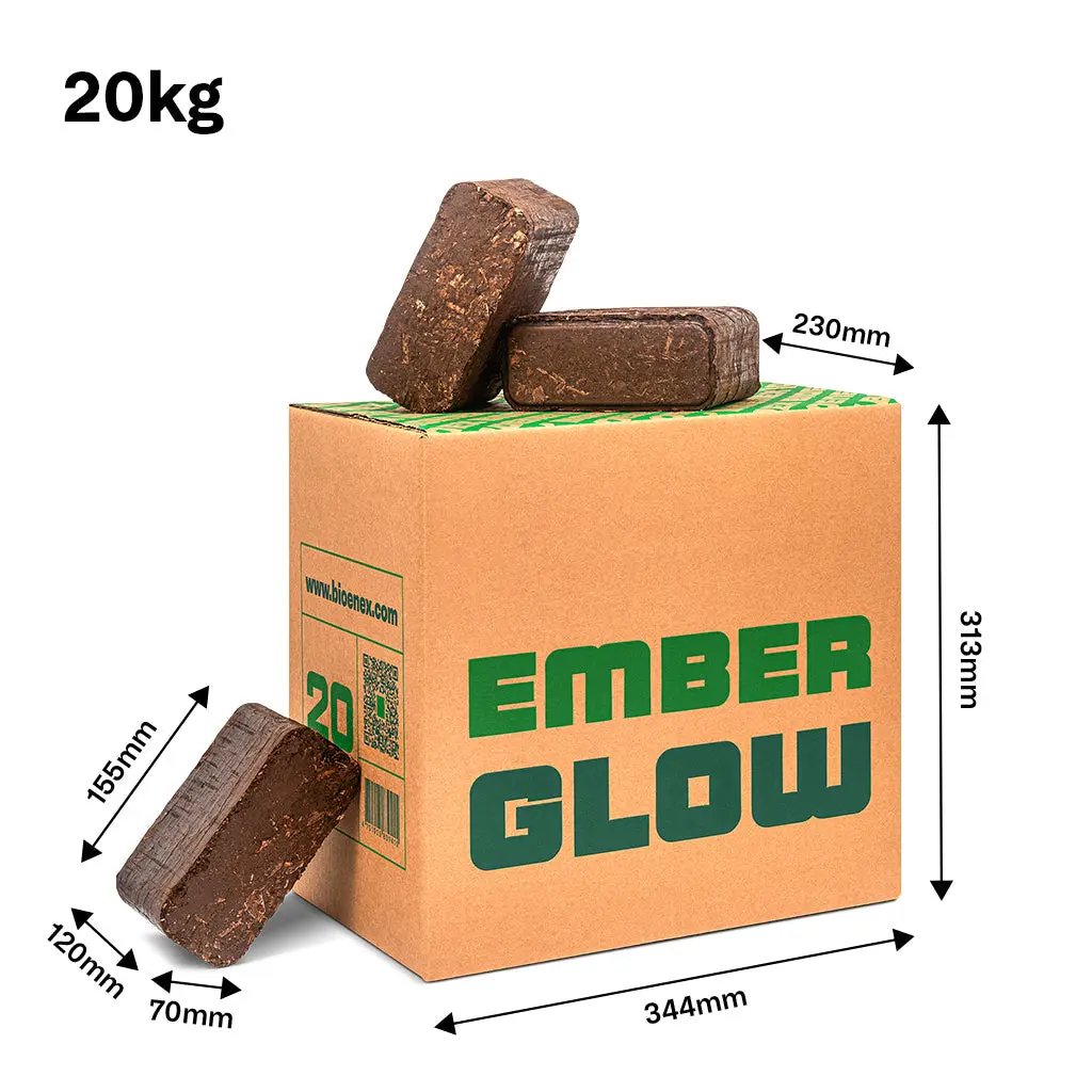 Briquettes de nuit Emberglow Bioenex France