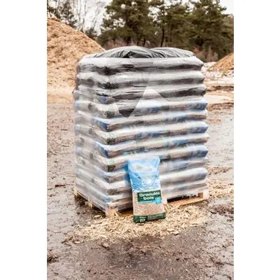 Granulés de bois EO2 - sac de 15kg - DINplus Poussière-bois-de-chauffage