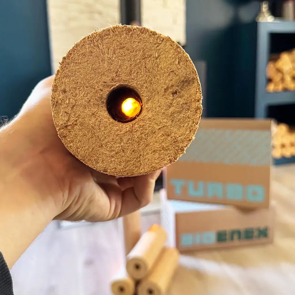 Bûches de bois densifié Turbo Bioenex France