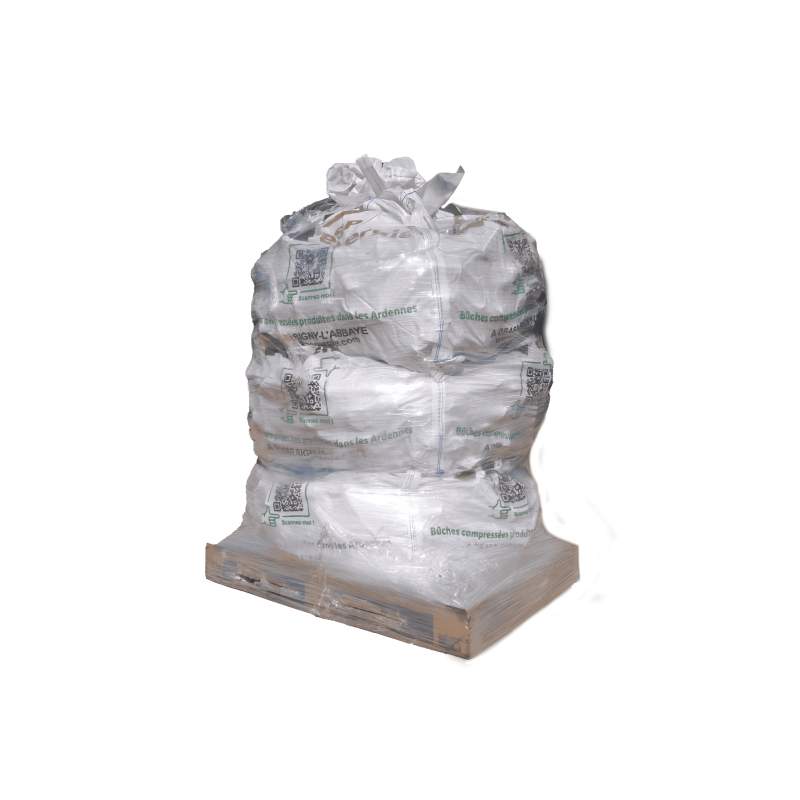 Bûches densifiées vrac - Big Bag 200kg Ma boutique