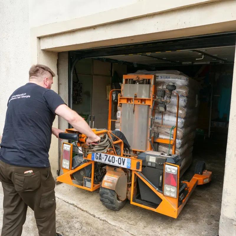 Demi-palette de granulés de bois ISKO - 35 sacs Ma boutique