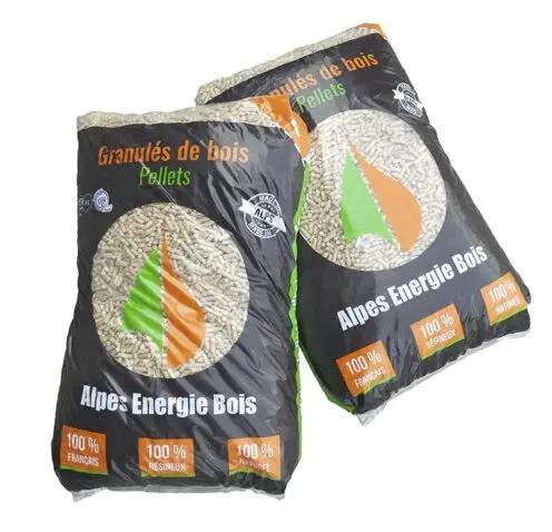 Palette de Pellets ou Sac de Pellets - Alpes Energies Bois BOIS DE CHAUTAGNE
