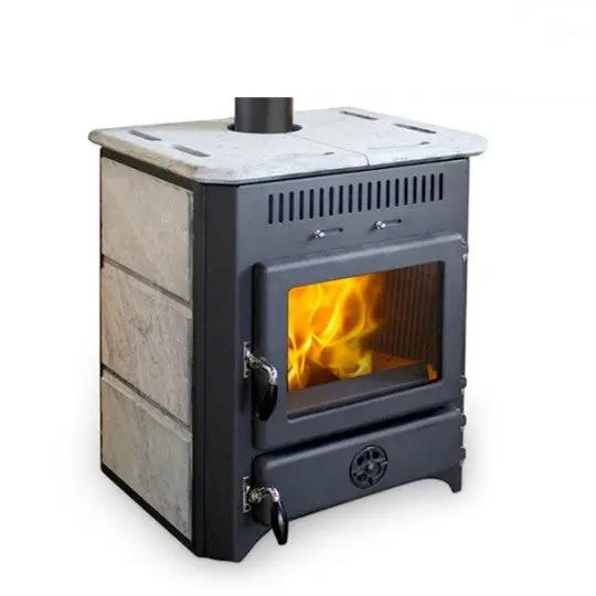 Poêle à bois à chaudière volcan thermique de 18 kW Poussière-bois-de-chauffage