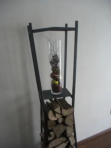 Étagère à bois de chauffage Étagère à bois pour poêle à bois TAILLE Poussière-bois-de-chauffage