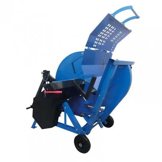 Scie circulaire Bexmann 700 à la prise de force du tracteur Poussière-bois-de-chauffage