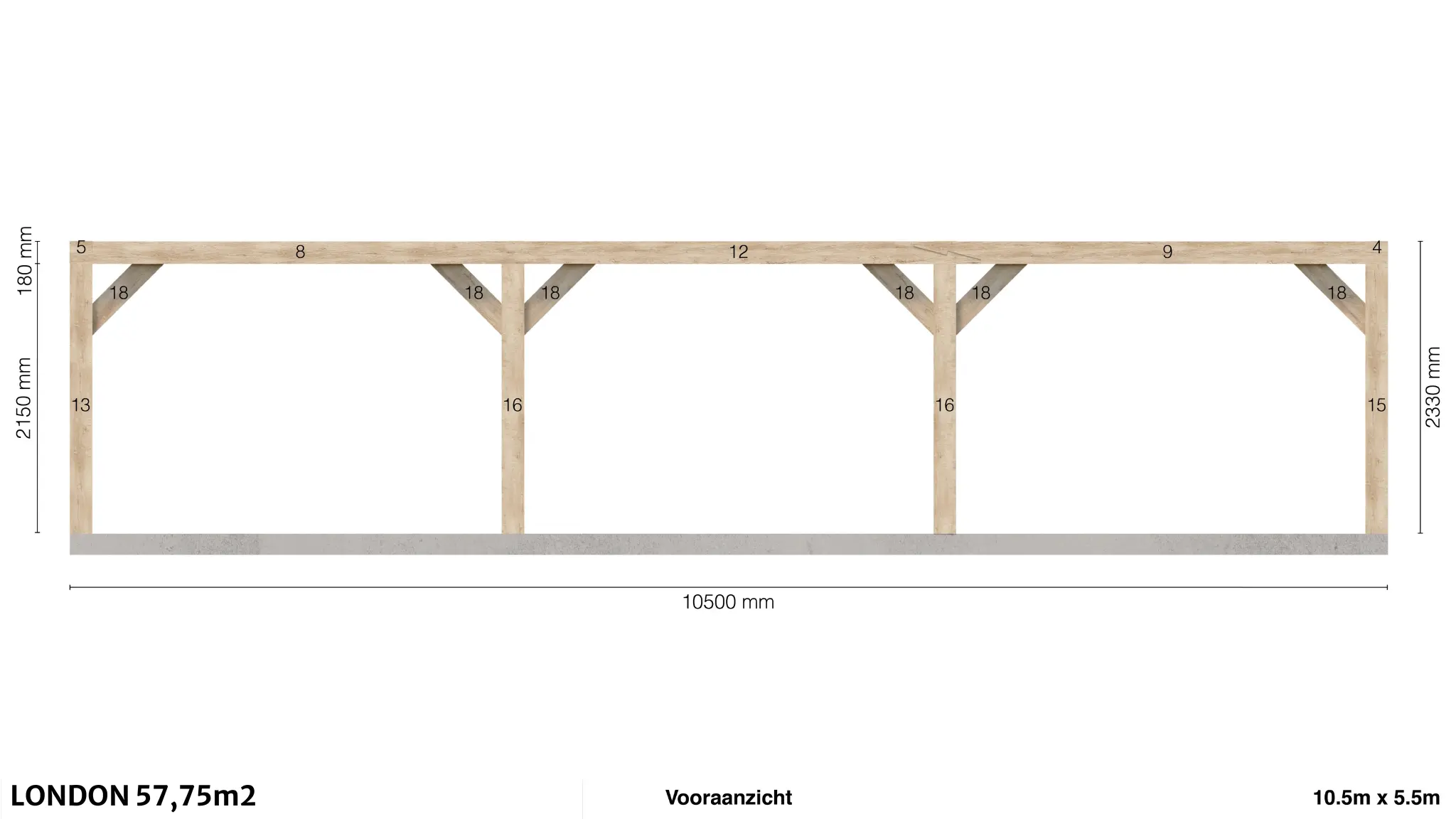 London My Wood Build Kit