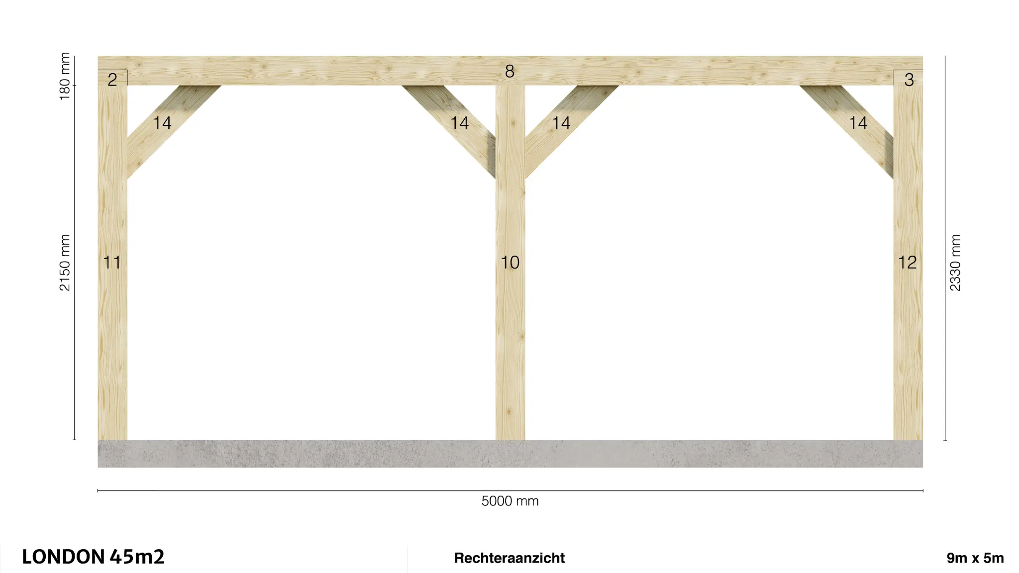 London My Wood Build Kit