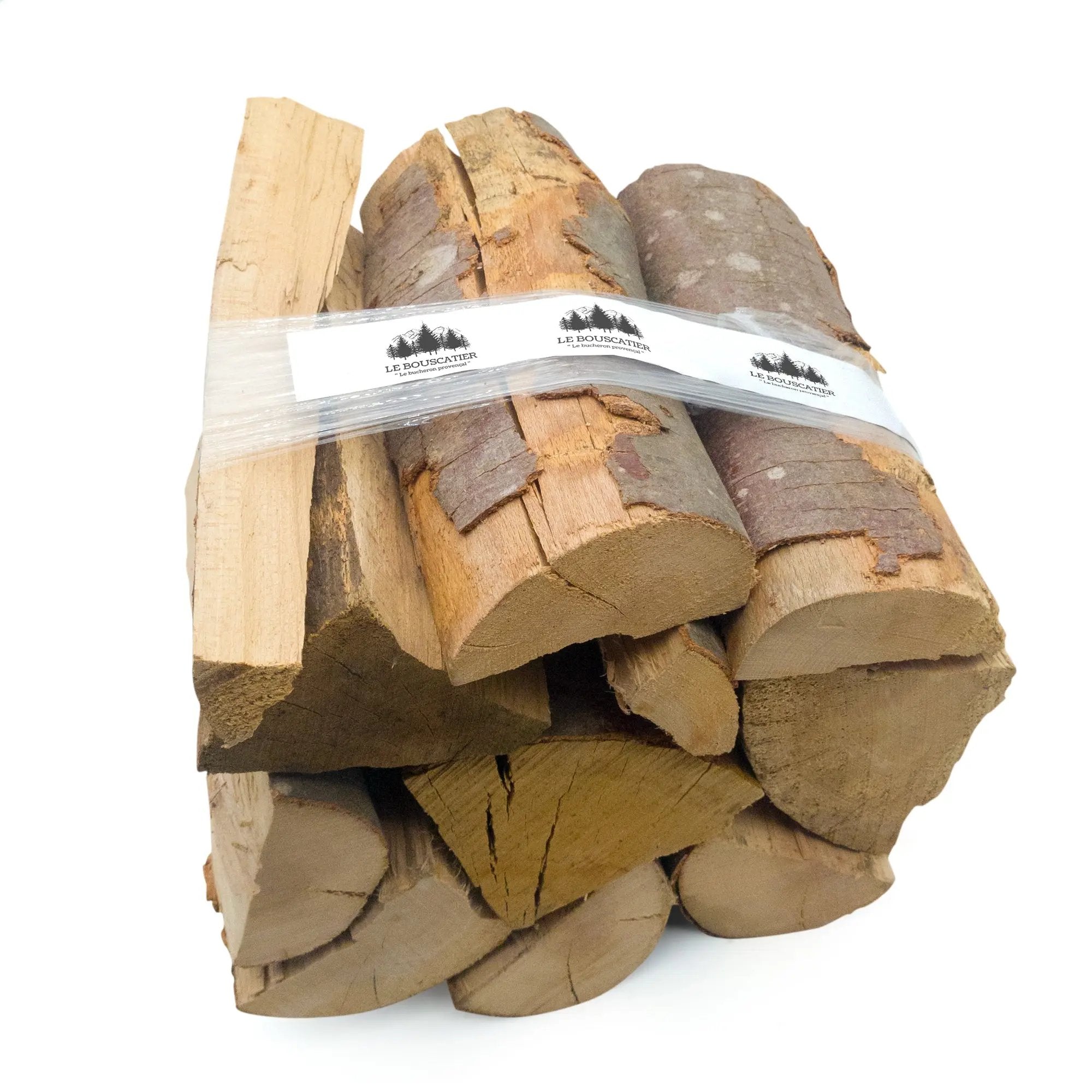 PACK - Brasero Lou Provençau + tablier + paire de gants + bois d'allumage + allume-feu Le Bouscatier " Le bucheron provençal "