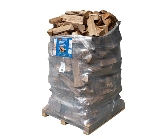 Les bûches à haut rendement Poussière-bois-de-chauffage