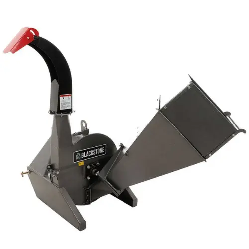 Broyeur de branches à tracteur Blackstone BTC100, avec système de coupe à 4 lames - diamètre du bois 100 mm - Neuf