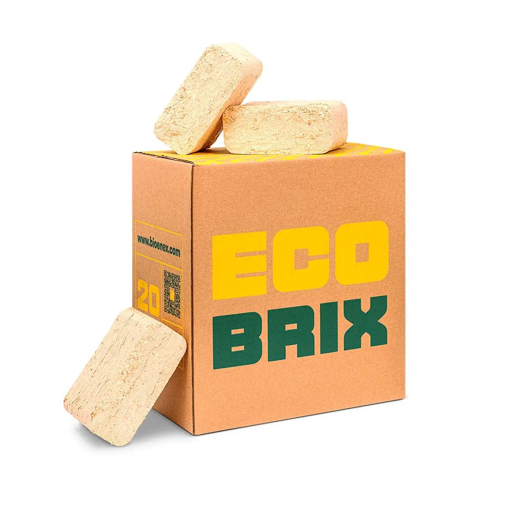Briquettes de Sciure EcoBrix Bioenex France