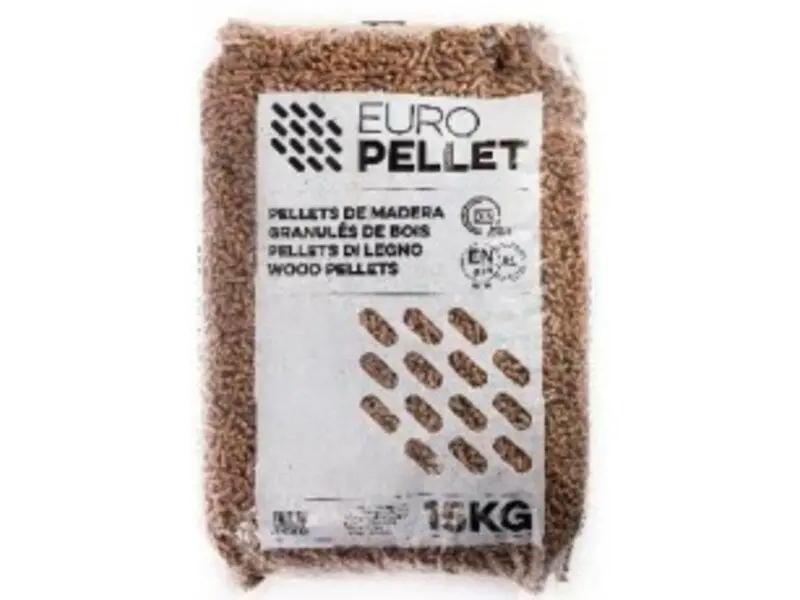 Palette de granulés de bois Europellet 77 sacs de 15kg BAILLET