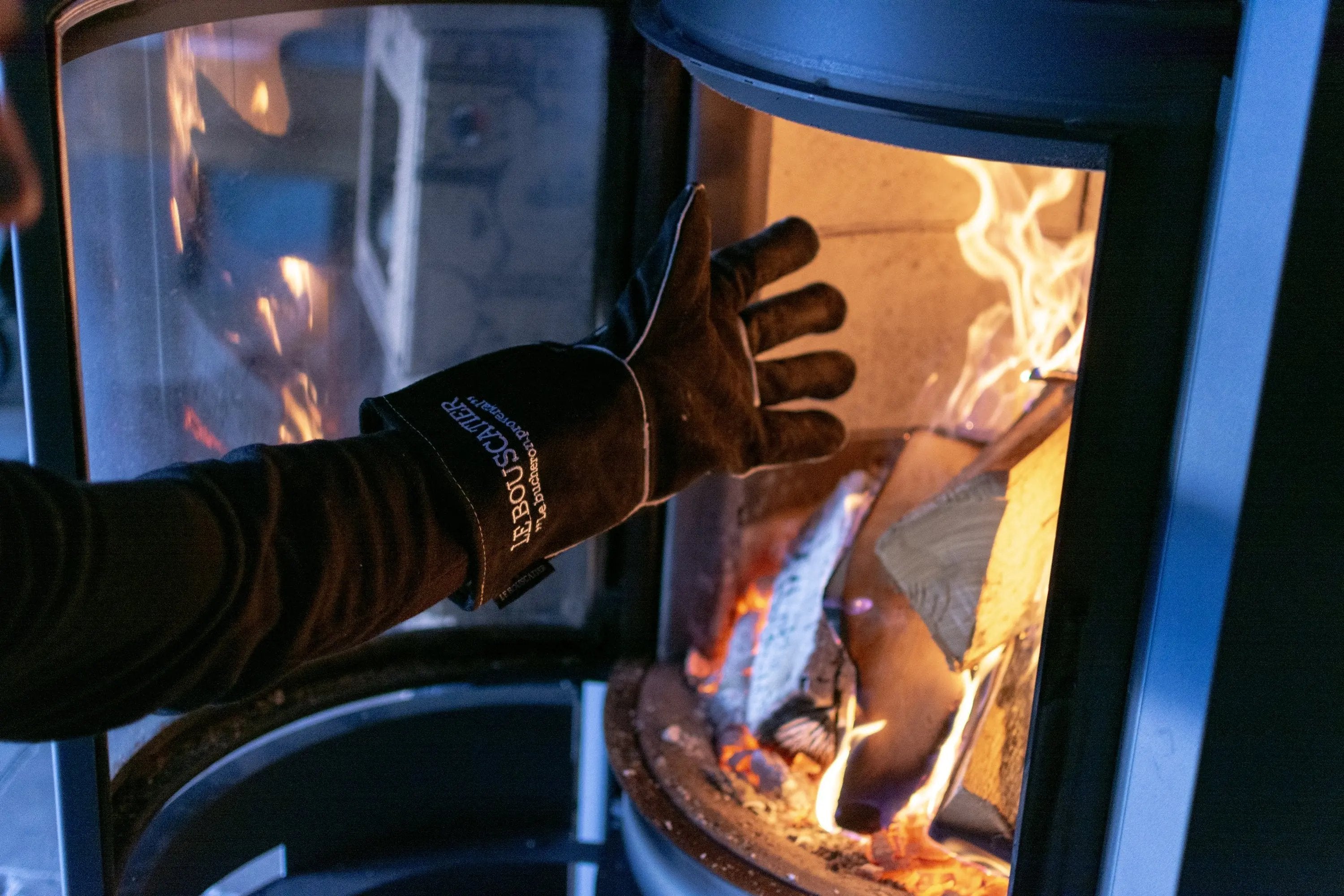 Gants anti-chaleur Le Bouscatier " Le bucheron provençal "