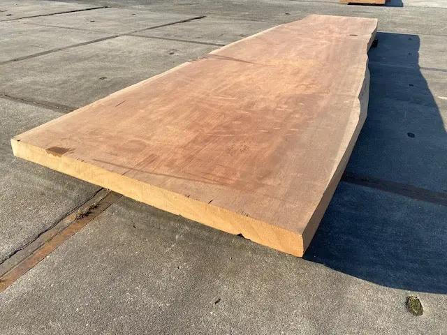 Planche en tronc d'Afrormosia – 4280 x 1060 x 80 mm – Ponçé My Wood Build Kit