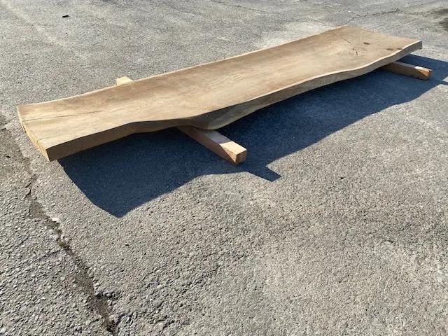 Planche en tronc de Chêne – 2980 x 660 x 55 mm – Ponçé My Wood Build Kit