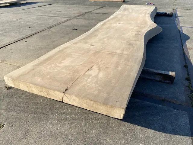 Planche en tronc de peuplier– 3480 x 760 x 80 mm – Ponçé My Wood Build Kit