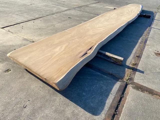 Planche en tronc d'Afrormosia – 4260 x 900 x 80 mm – Geschuurd My Wood Build Kit