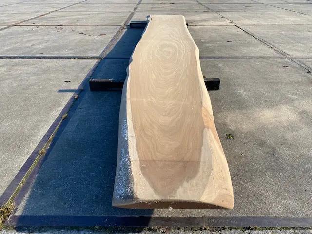 Planche en tronc d'Afrormosia – 4260 x 900 x 80 mm – Geschuurd My Wood Build Kit