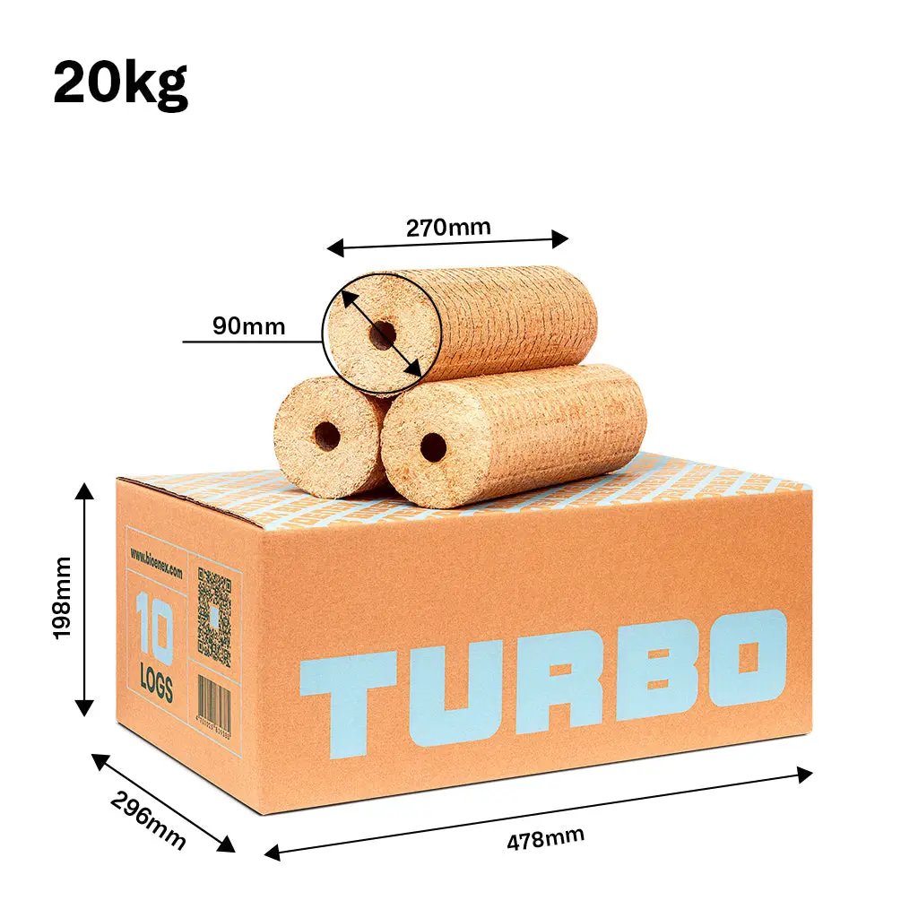 Bûches de bois densifié Turbo Bioenex France