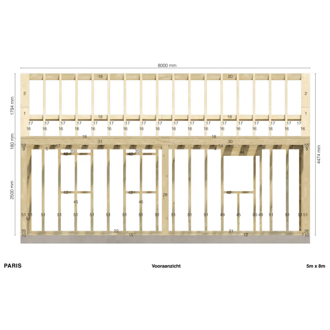 Paris My Wood Build Kit