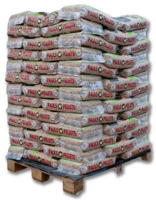Granulés de bois PAULS Pellets - 104 sacs de 10kg Ma boutique