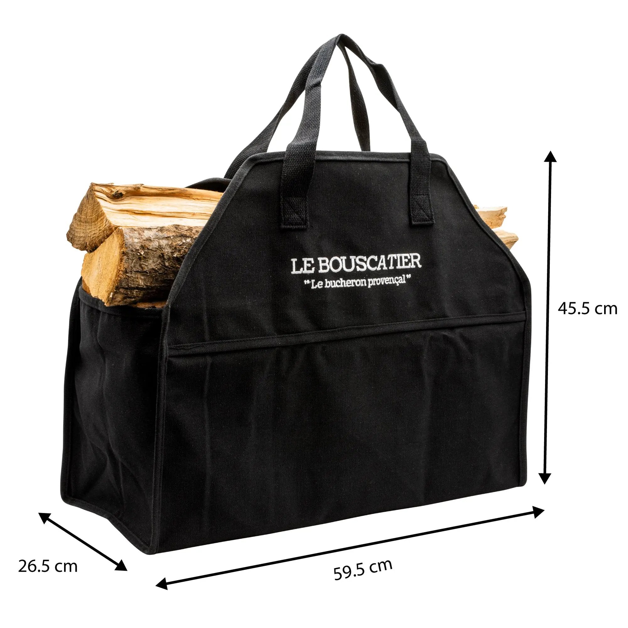 Sac à bûches - 50 L Le Bouscatier " Le bucheron provençal "