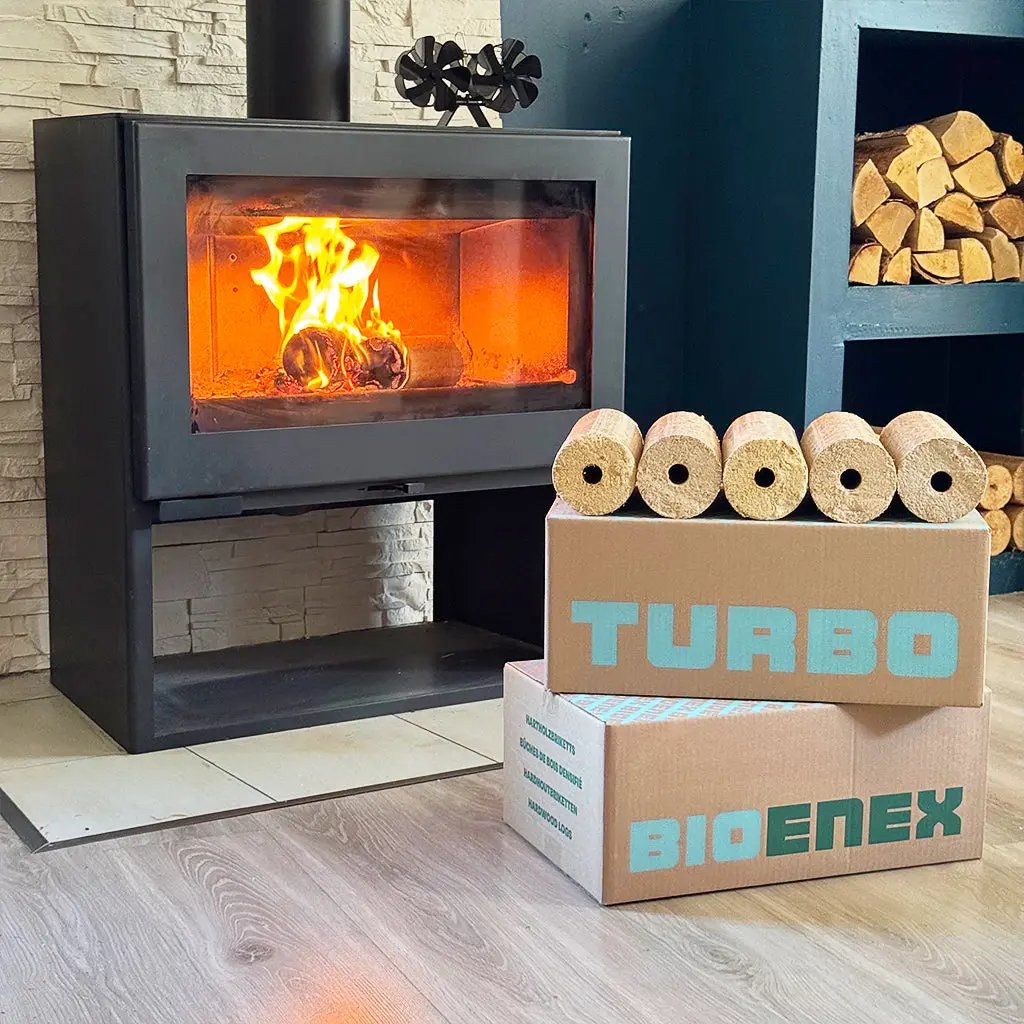 Bûches de bois densifié Turbo Bioenex France