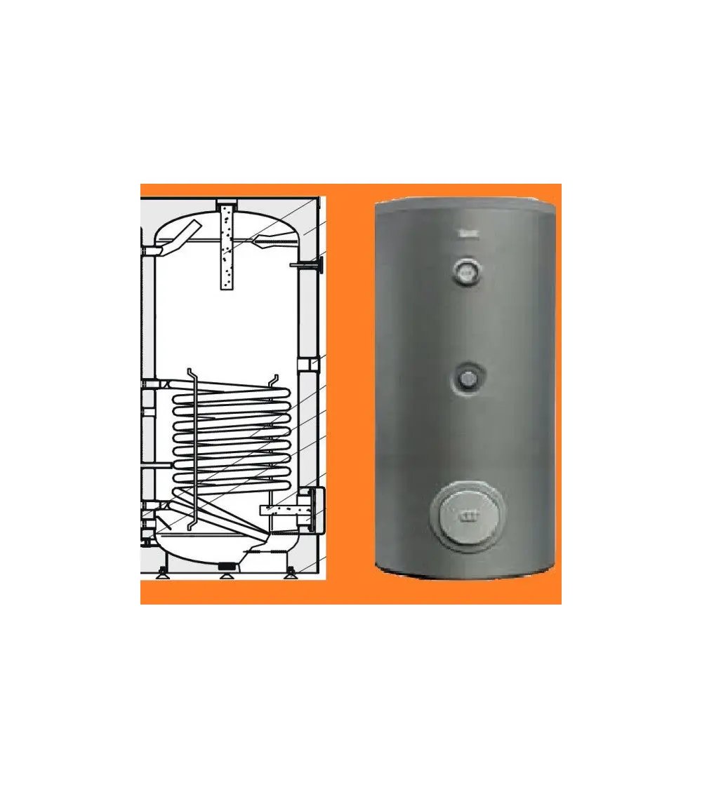 BALLON E.C. EMAILLÉ 1 ÉCH. SGW S 200 L Poussière-bois-de-chauffage