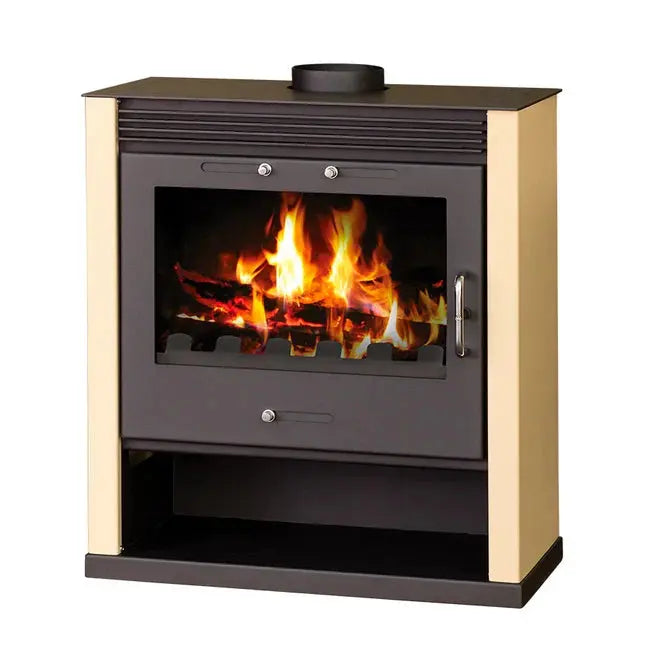 Poêle à bois - BELLEZA RUBIN Ivoire - 13kW CBS CHAUFFE BOIS SERVICES